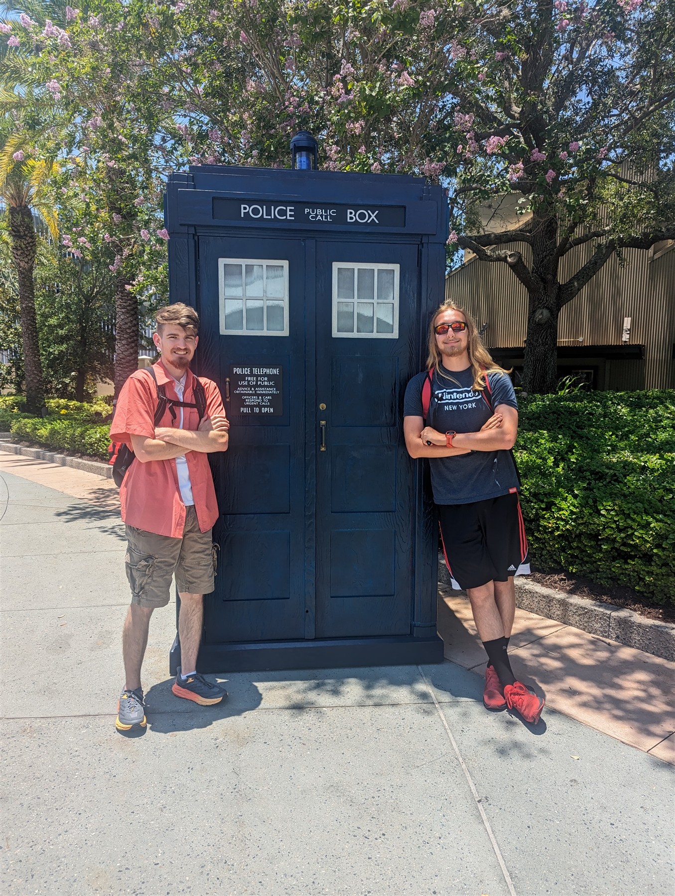 A friend and a TARDIS, Disney World · Orlando