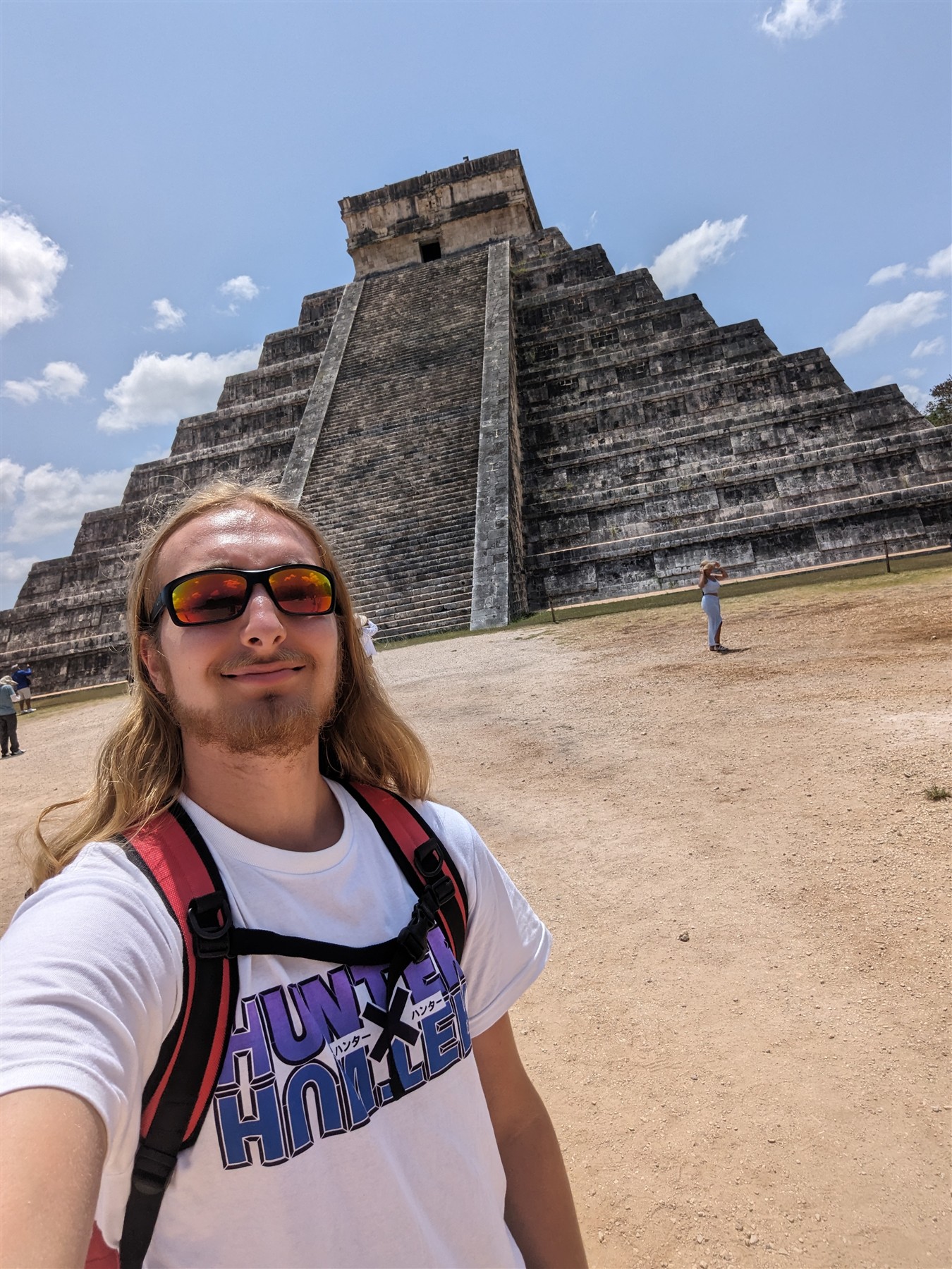 Elijah at El Castillo in Chichén Itzá, Mexico